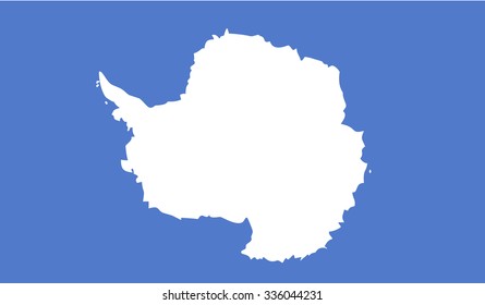 Antarctica flag. Antarctica Flag for Independence Day. Antarctica national symbol. Official colors and proportion of flag. Vector illustration