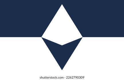 Antarctica flag "True South". Official proportion. Correct colors. Vector illustration