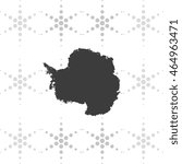 Antarctica high detailed map.
