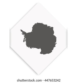Antarctica high detailed map.