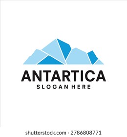 Antarctica logo vector icon illustration