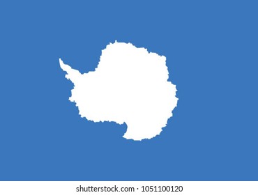 Antarctica symbol flag