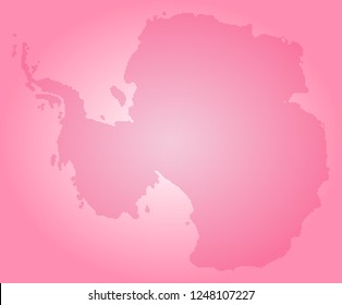 Antarctica vector map made of magenta high density backslashes