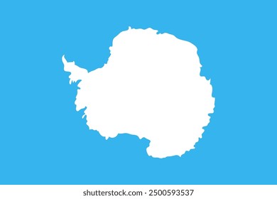 Antarctica waving flag pattern background. Realistic national flag design. Abstract vector template.