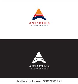 Antartica A Logo in vector