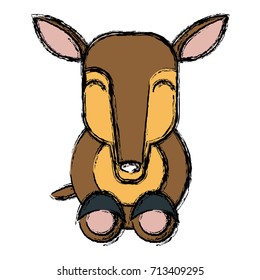 Anteater animal cartoon