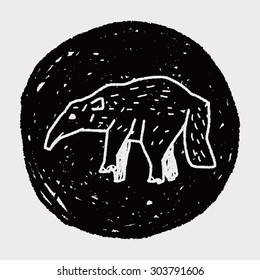 anteater doodle