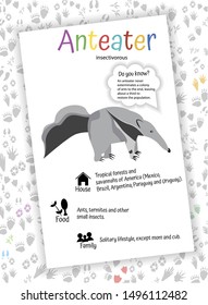 Fantastic facts about anteaters illustrated fun learning for kids english edition