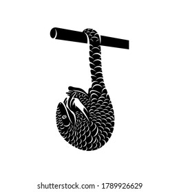 Anteater Logo Design Vector. Silhouette of Anteater. Vector illustration