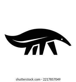 Anteater Logo. Icon design. Template elements