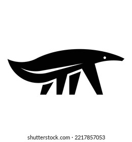 Anteater Logo. Icon design. Template elements