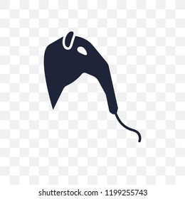 Anteater transparent icon. Anteater symbol design from Animals collection. Simple element vector illustration on transparent background.