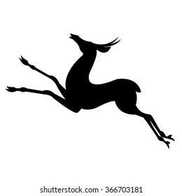 Antelope Animal Silhouettes