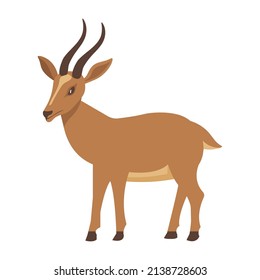 antelope Flat vector icon which can easily modify or edit 