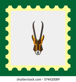 Antelope head icon