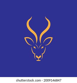 Antelope Head Symbol Vektorgrafik-Template-Design