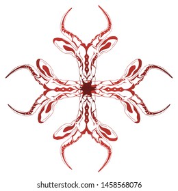 Antelope Head illustration art vector