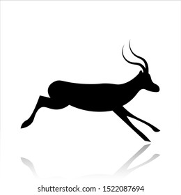 Antelope icon vector design. Wildlife icons