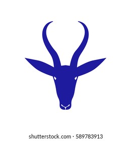 antelope icon vector illustration