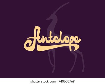 Antelope Lettering