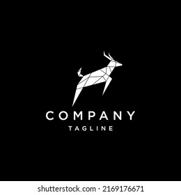 Antelope logo vector icon design template