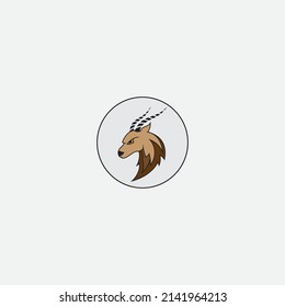 antelope logo vectores ilustraciones de diseño icono plantilla de logotipo