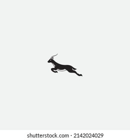 antelope logo vector illustrations design icon logo template