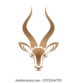 antelope logo vector illustrations design icon logo template