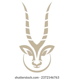 antelope logo vector illustrations design icon logo template