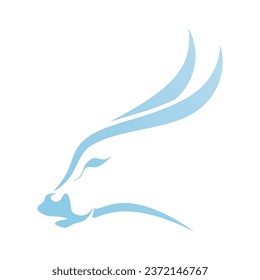 antelope logo vector illustrations design icon logo template