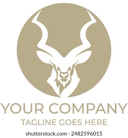 antelope logo vector illustrations design icon logo template