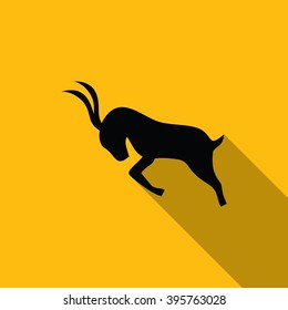 Antelope sign, antelope icon, antelope logo  vector illustration