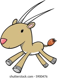 Antelope Vector Illustration