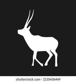 Antelopes icon. animal sign. vector illustration