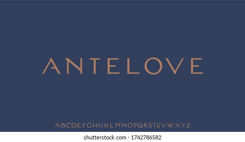 ANTELOVE, A LUXURY ELEGANT TYPEFACE.