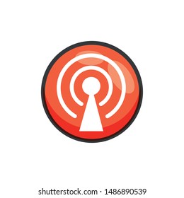antena button with wifi connection