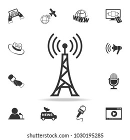 antena icon. Detailed set icons of Media element icon. Premium quality graphic design. One of the collection icons for websites, web design, mobile app on white background