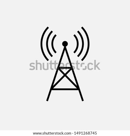 Antena Icon - Vector, Sign and Symbol for Design, Presentation, Website or Apps Elements.