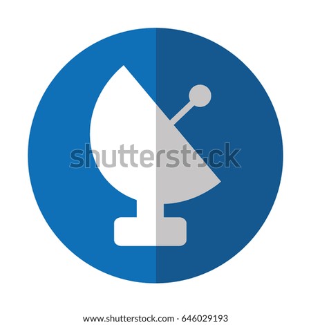 antena satellite isolated icon