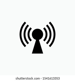 
Antena or Signal Icon. Frequency Illustration As A Simple Vector Sign & Trendy Symbol for Design, Websites, Presentation or Application.