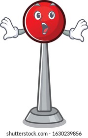 Antenna cartoon character design on a surprised gesture