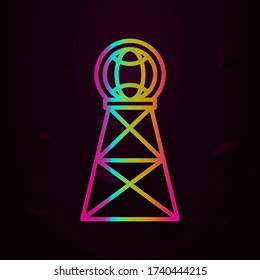 antenna, communication nolan icon Simple thin line, outline vector of Robotics engineering icons for ui and ux, website or mobile application