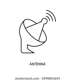 antenna concept line icon. Simple element illustration.antenna concept outline symbol design.