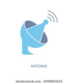 antenna concept line icon. Simple element illustration.antenna concept outline symbol design.