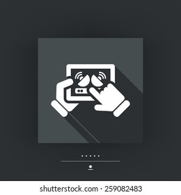 Antenna connection on tablet