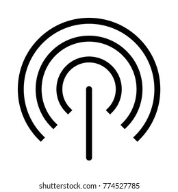  antenna Glyph icon