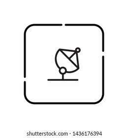 Antenna, gps location vector icon