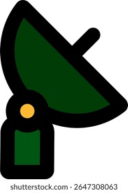 antenna icon color style design