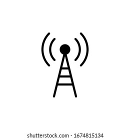 antenna icon design template. Trendy style, vector eps 10