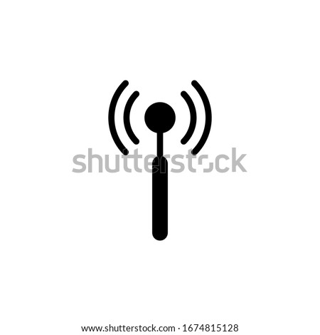 antenna icon design template. Trendy style, vector eps 10